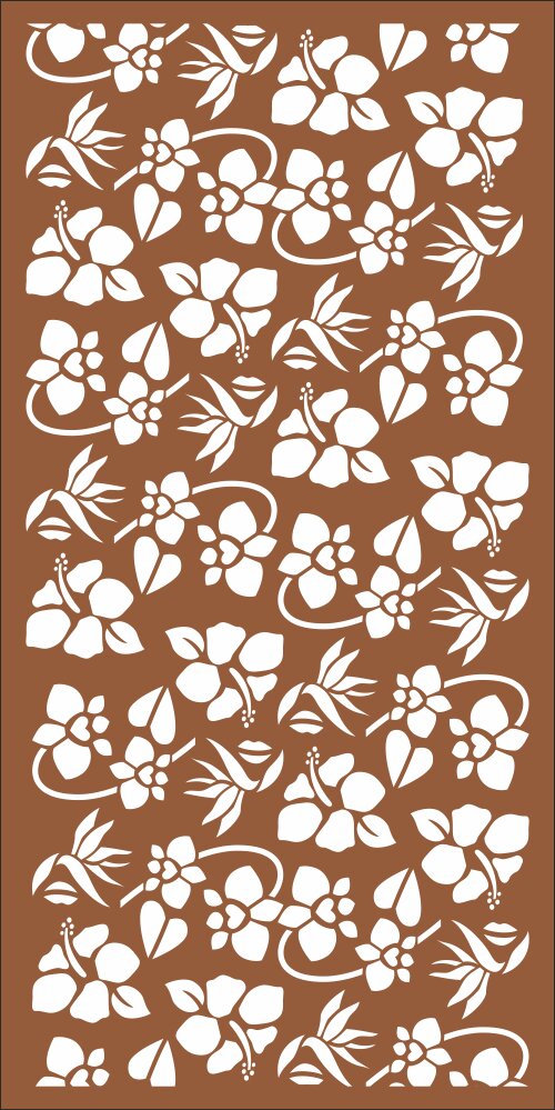 Intra απο ξύλο plywood 3mm-4mm πάχος - Άνευ ραφής Floral μοτίβο για τσίμπημα Δίασταση 30x30 cm Intraeaxys-zo9y89e7