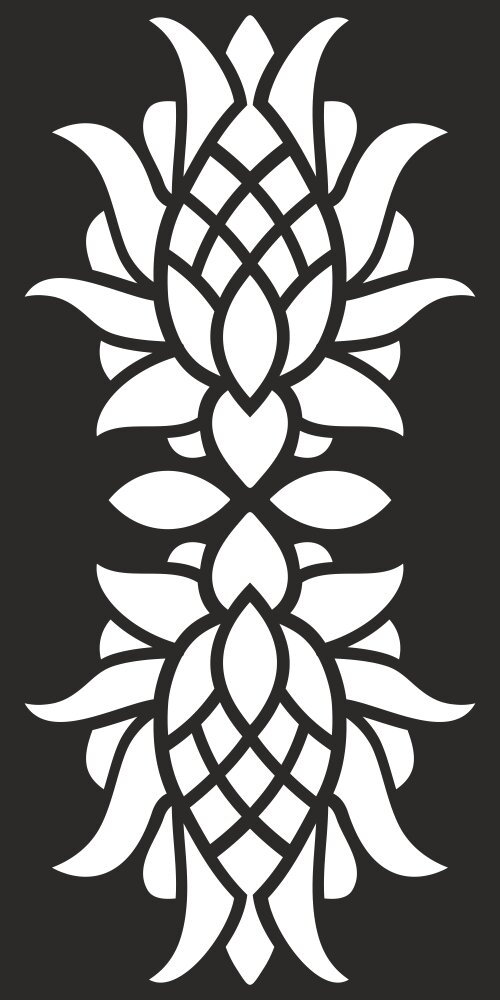 Intra απο ξύλο plywood 3mm-4mm πάχος - Μοτίβο οθόνης floral Privacy για CNC Δίασταση 30x30 cm Intraeaxys-67wlznl1