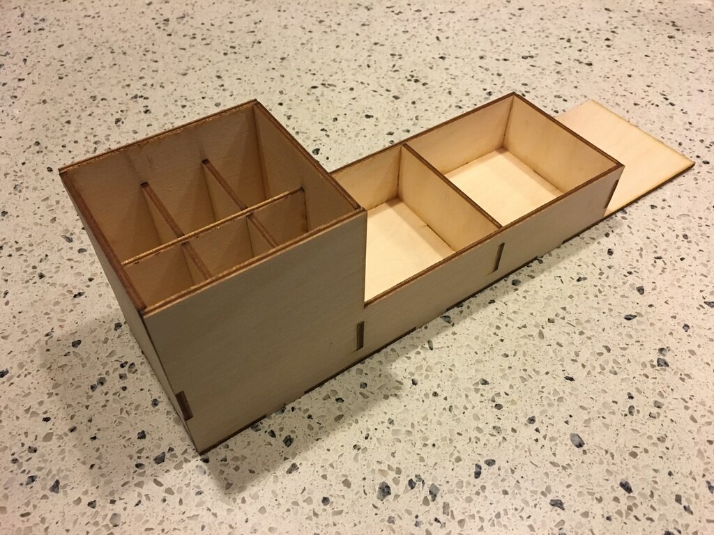 Intra απο ξύλο plywood 3mm-4mm πάχος - Organizer γραφείου 3mm Δίασταση 30x30 cm Intraeaxys-eo20e0l7
