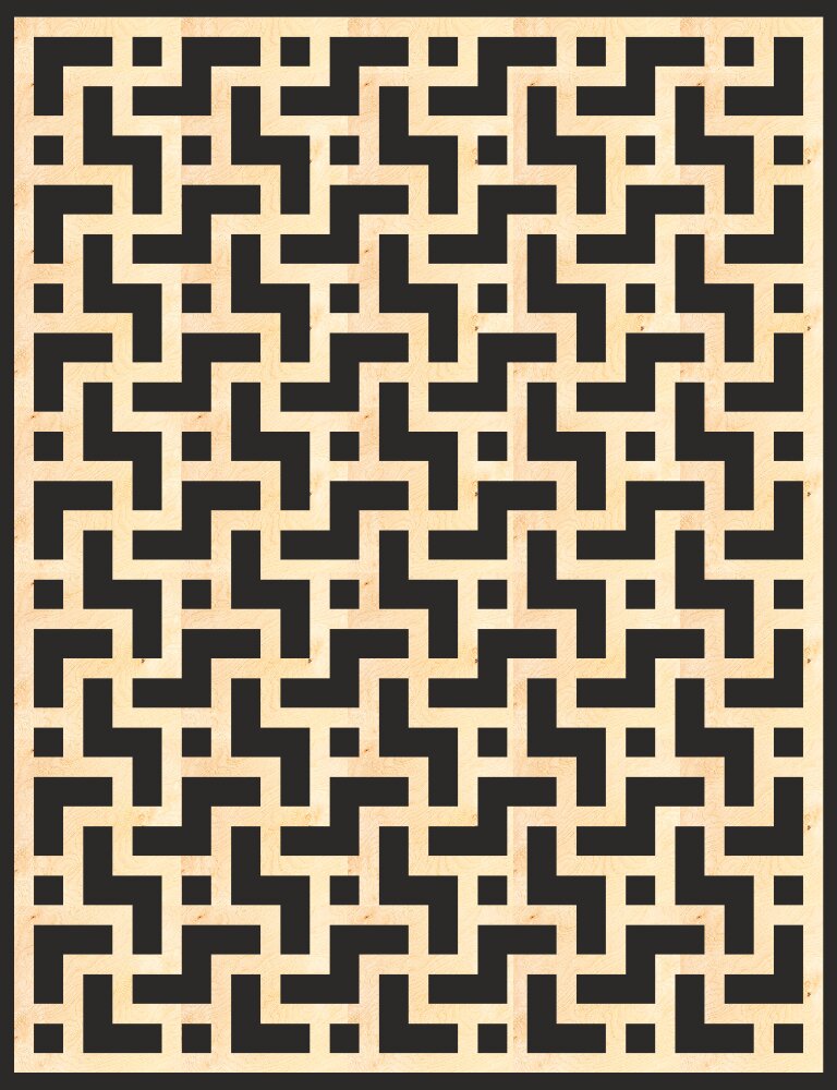 Intra απο ξύλο plywood 3mm-4mm πάχος - Μοτίβο διακοσμητικού πίνακα οθόνης από MDF Δίασταση 30x30 cm Intraeaxys-voq2r6jo