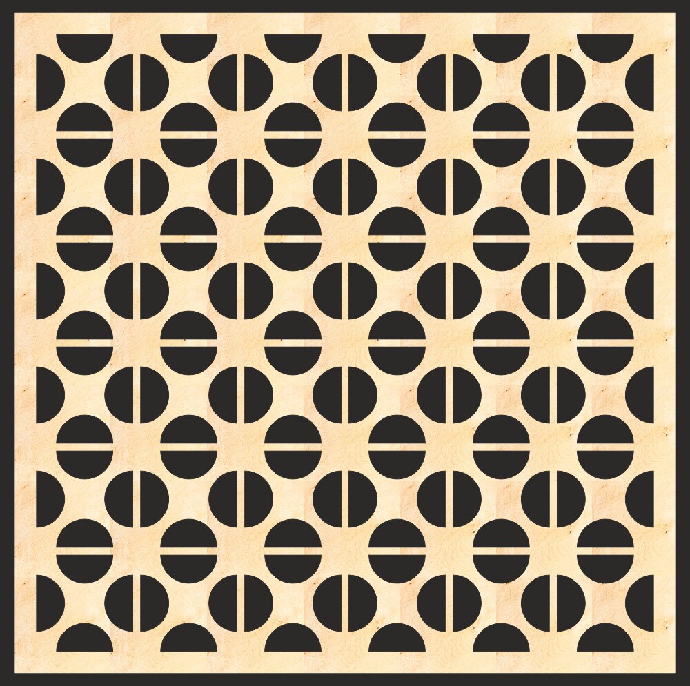 Intra απο ξύλο plywood 3mm-4mm πάχος - Διακοσμητικό μοτίβο οθόνης MDF Δίασταση 30x30 cm Intraeaxys-r1z29zn1