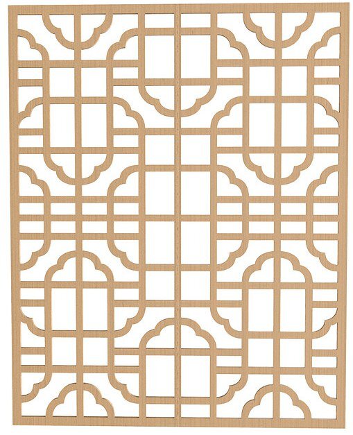 Intra απο ξύλο plywood 3mm-4mm πάχος - Φανταχτερό μοτίβο διαχωρισμού Δίασταση 30x30 cm Intraeaxys-eoxlx2go