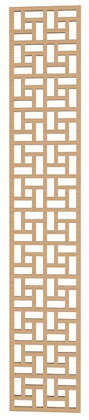 Intra απο ξύλο plywood 3mm-4mm πάχος - Γεωμετρικό μοτίβο πλέγματος Δίασταση 30x30 cm Intraeaxys-eo4q5kw7