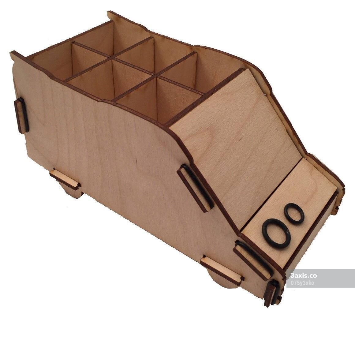 Intra απο ξύλο plywood 3mm-4mm πάχος - Αρχείο PDF Car Van Stand Holder Δίασταση 30x30 cm Intraeaxys-075y3xko