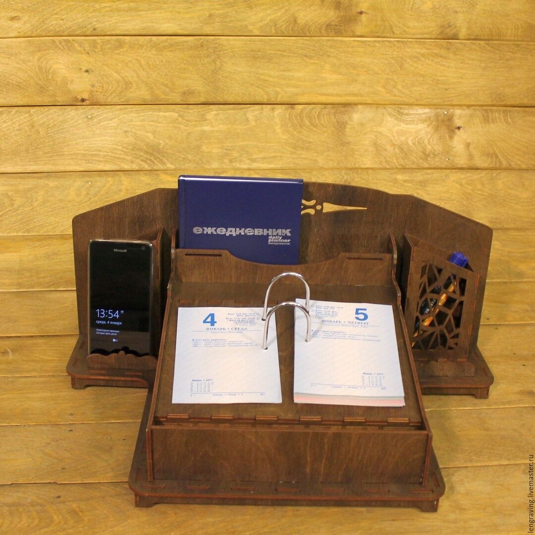 Intra απο ξύλο plywood 3mm-4mm πάχος - Ξύλινος οργανωτής επιφάνειας εργασίας Δίασταση 30x30 cm Intraeaxys-pok3m537