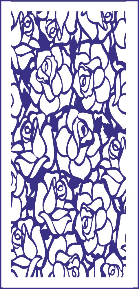 Intra απο ξύλο plywood 3mm-4mm πάχος - Λουλούδια μοτίβο διάνυσμα Δίασταση 30x30 cm Intraeaxys-075yy4ko