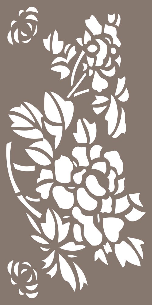 Intra απο ξύλο plywood 3mm-4mm πάχος - Σχέδιο οθόνης Privacy Decor Δίασταση 30x30 cm Intraeaxys-67wll6w1