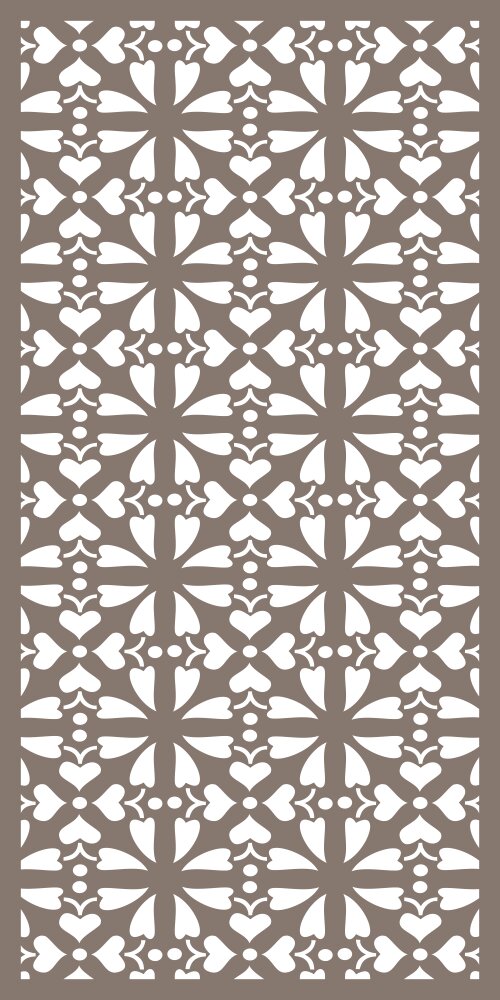 Intra απο ξύλο plywood 3mm-4mm πάχος - Μοτίβο σχεδίων Jali Δίασταση 30x30 cm Intraeaxys-eoxllejo