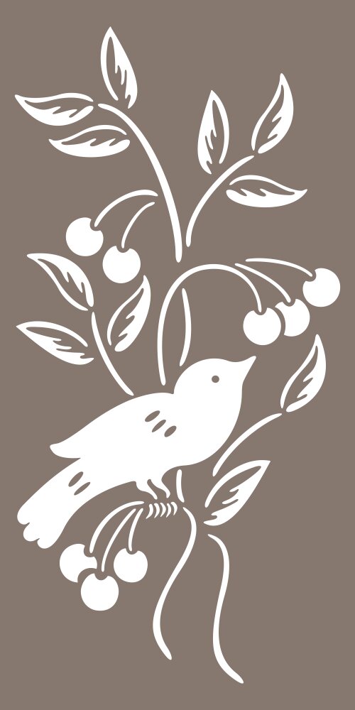 Intra απο ξύλο plywood 3mm-4mm πάχος - Διάνυσμα οθόνης κήπου Δίασταση 30x30 cm Intraeaxys-r1z223m1