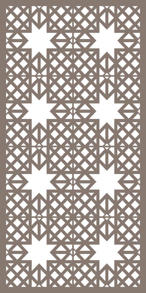 Intra απο ξύλο plywood 3mm-4mm πάχος - Αρθρωτό διακοσμητικό πλαίσιο οθόνης διάνυσμα μοτίβο Δίασταση 30x30 cm Intraeaxys-67wll2w1