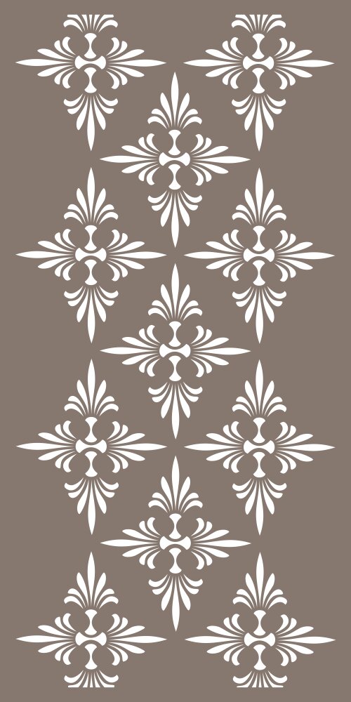 Intra απο ξύλο plywood 3mm-4mm πάχος - Διάνυσμα μοτίβο οθονών απορρήτου εσωτερικού χώρου Δίασταση 30x30 cm Intraeaxys-r1z22nm1