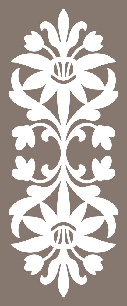 Intra απο ξύλο plywood 3mm-4mm πάχος - Λεπτή floral οθόνη χωρίς ραφή Δίασταση 30x30 cm Intraeaxys-lopqqrz7