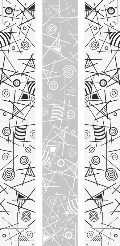 Intra απο ξύλο plywood 3mm-4mm πάχος - Μοτίβο με γεωμετρική γραμμή αμμοβολής Δίασταση 30x30 cm Intraeaxys-qomlyk13