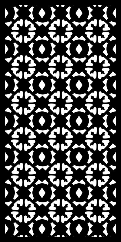 Intra απο ξύλο plywood 3mm-4mm πάχος - Floral μωσαϊκό διάνυσμα μοτίβο Δίασταση 30x30 cm Intraeaxys-eox0e4oz