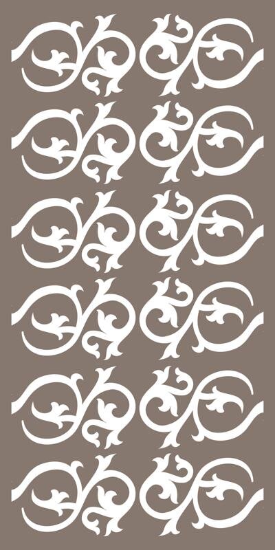 Intra απο ξύλο plywood 3mm-4mm πάχος - Χωρίς ραφή πρότυπο αφηρημένη διακοσμητικά Floral Δίασταση 30x30 cm Intraeaxys-51r6dr16