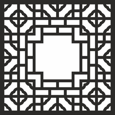 Intra απο ξύλο plywood 3mm-4mm πάχος - Γεωμετρικό σχέδιο τετράγωνο διάνυσμα Δίασταση 30x30 cm Intraeaxys-e1g2pxol