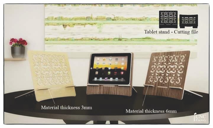 Intra απο ξύλο plywood 3mm-4mm πάχος - Βάση tablet Δίασταση 30x30 cm Intraeaxys-r7vl9kod