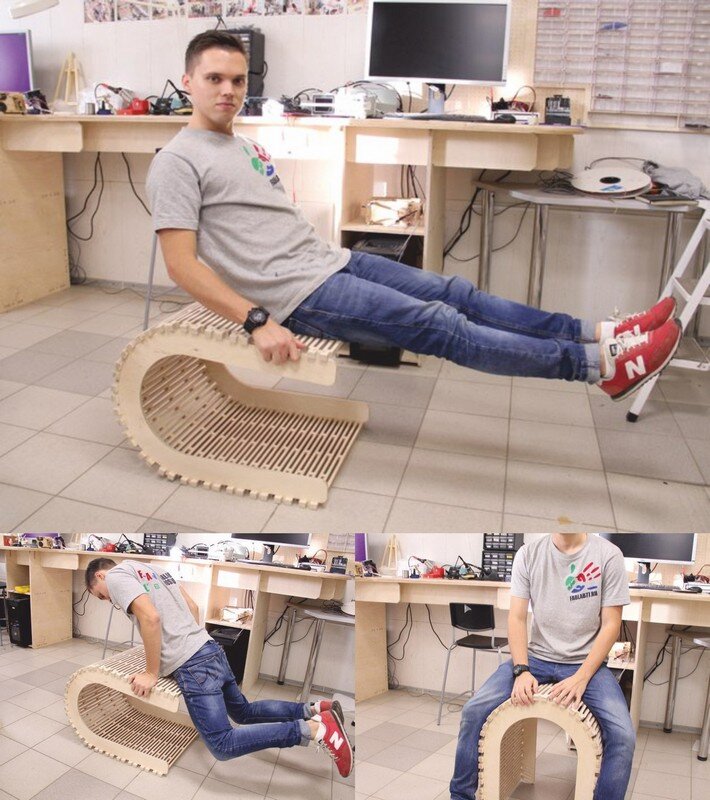 Intra απο ξύλο plywood 3mm-4mm πάχος - ting Yin and yang Σκαμπό Δίασταση 30x30 cm Intraeaxys-078ydnqo