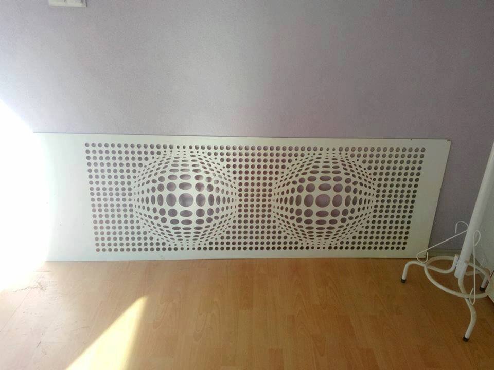 Intra απο ξύλο plywood 3mm-4mm πάχος - 2d Gorunmlu 3 D Kapi Seperatr Δίασταση 30x30 cm Intraeaxys-075rmk1z