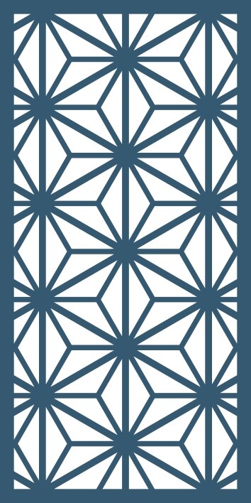 Intra απο ξύλο plywood 3mm-4mm πάχος - Διαχωριστικό τοίχου EXP056 Δίασταση 30x30 cm Intraeaxys-eo00egog