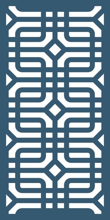 Intra απο ξύλο plywood 3mm-4mm πάχος - Σχέδιο πόρτας EXP088 Δίασταση 30x30 cm Intraeaxys-yon55xor