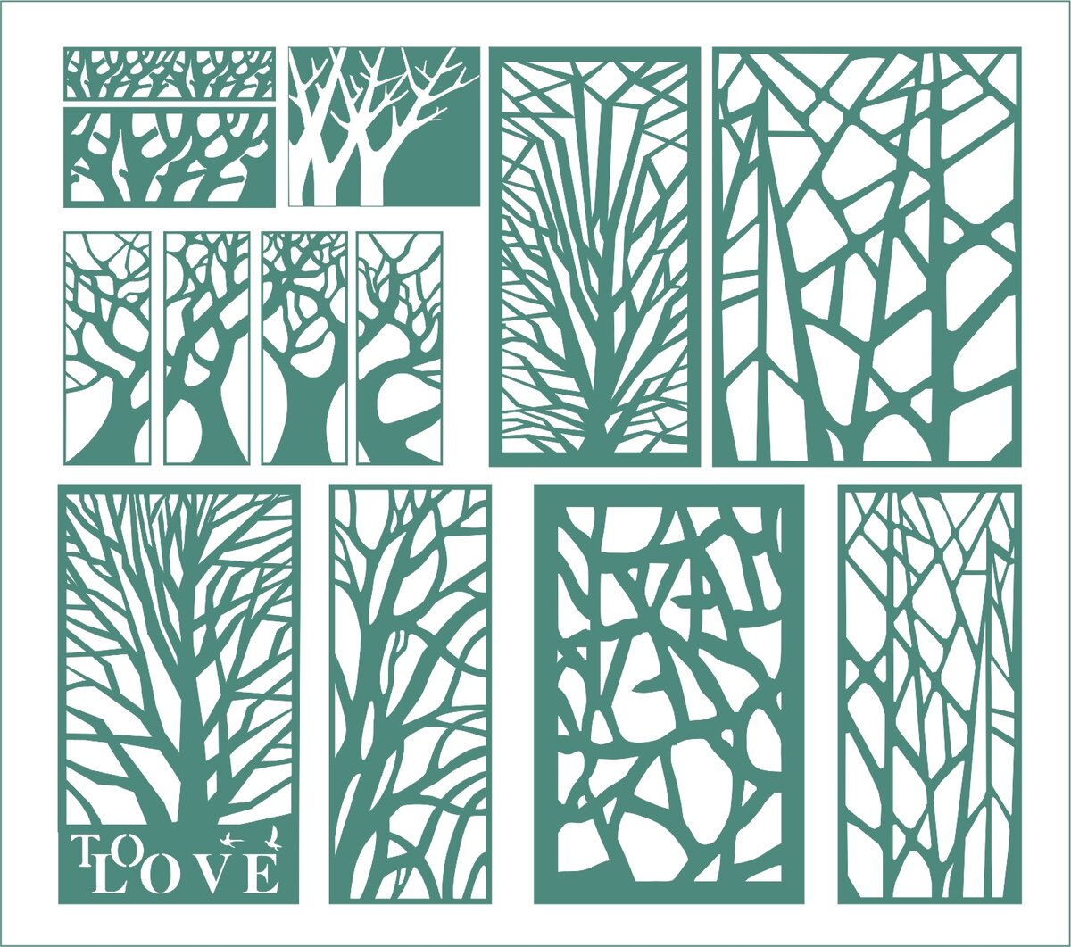 Σετ των 2 Intra απο ξύλο plywood 3mm-4mm πάχος - Διανύσματα στολίδι δέντρου Δίασταση 10x10 cm Intraeaxys-ro6nnq1x