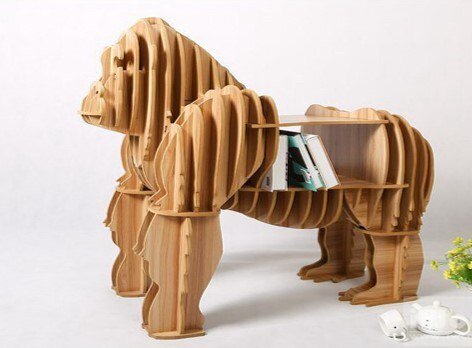 Intra απο ξύλο plywood 3mm-4mm πάχος - Αρχείο PDF Gorilla 3D Puzzle Δίασταση 30x30 cm Intraeaxys-pok3v437