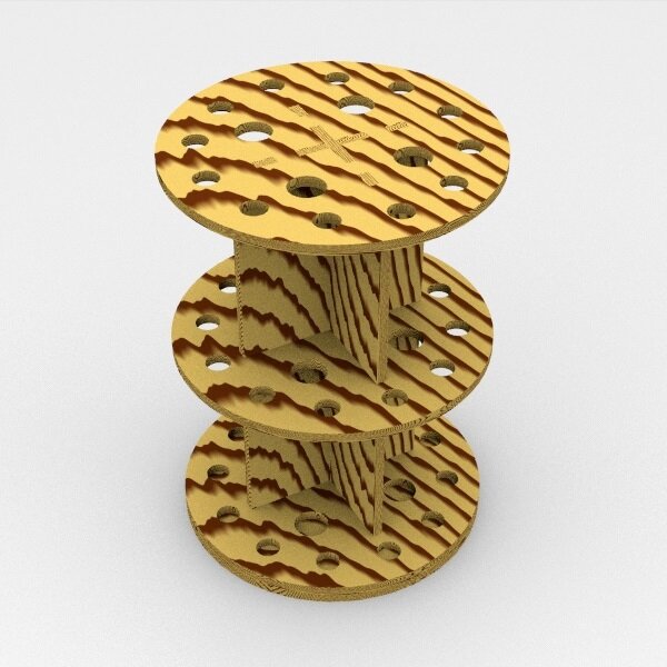 Intra απο ξύλο plywood 3mm-4mm πάχος - Στήριγμα πινέλου βαφής Δίασταση 30x30 cm Intraeaxys-e1gkgpyo