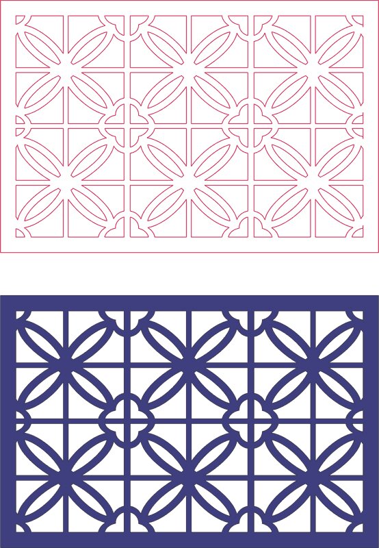 Intra απο ξύλο plywood 3mm-4mm πάχος - Dxf Pattern Designs 2d 143 Δίασταση 30x30 cm Intraeaxys-joej8916