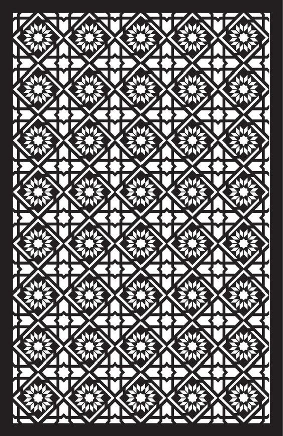 Intra απο ξύλο plywood 3mm-4mm πάχος - Πρότυπο μοτίβου floral διαχωριστικών Δίασταση 30x30 cm Intraeaxys-078y6pmo