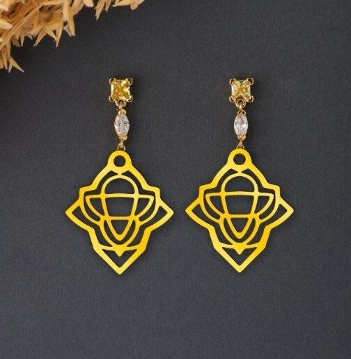 Σετ των 3 Intra απο ξύλο plywood 3mm-4mm πάχος - Σχέδιο σκουλαρίκια Δίασταση 3x3 cm Intraeaxys-eoxlq9go