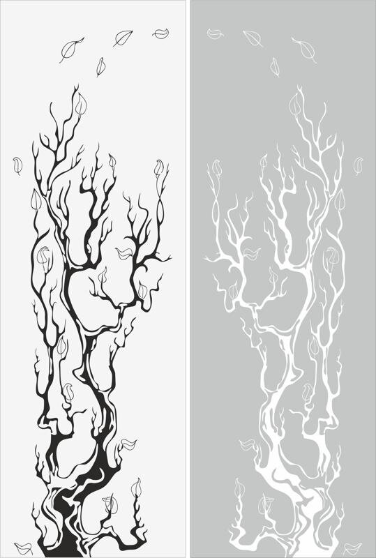 Intra απο ξύλο plywood 3mm-4mm πάχος - Μοτίβο αμμοβολής 2202 Δίασταση 30x30 cm Intraeaxys-91j34l7m