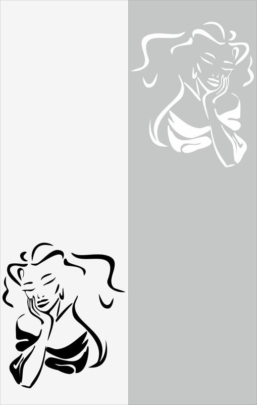 Intra απο ξύλο plywood 3mm-4mm πάχος - Miss Beauty Sandblast Pattern Δίασταση 30x30 cm Intraeaxys-r1zek21l