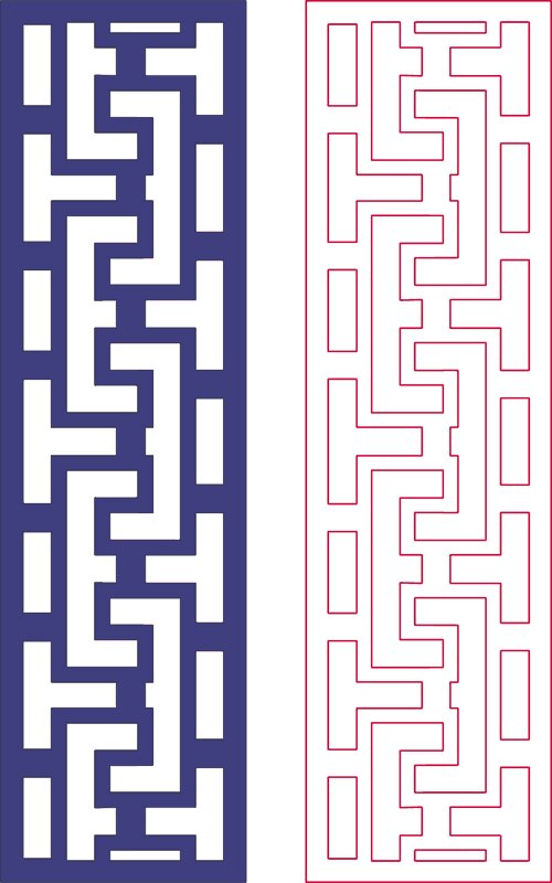 Intra απο ξύλο plywood 3mm-4mm πάχος - Όμορφο διακοσμητικό σχέδιο συνόρων Δίασταση 30x30 cm Intraeaxys-lopz257w