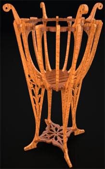 Intra απο ξύλο plywood 3mm-4mm πάχος - Πρότυπο CNC υποστήριξης βάσης φυτών Δίασταση 30x30 cm Intraeaxys-yon063k7