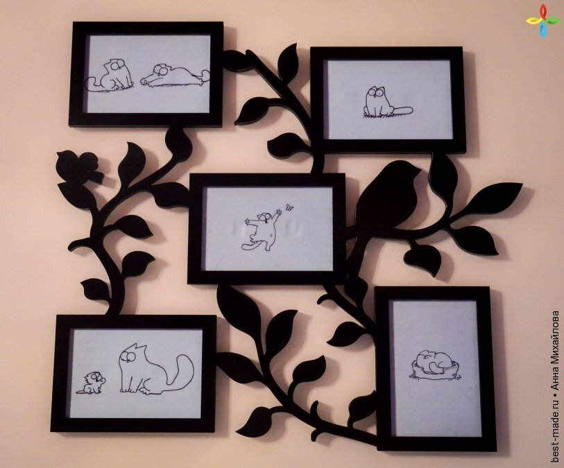 Intra απο ξύλο plywood 3mm-4mm πάχος - Πρότυπο οικογενειακού πλαισίου Δίασταση 30x30 cm Intraeaxys-r1z2qen1