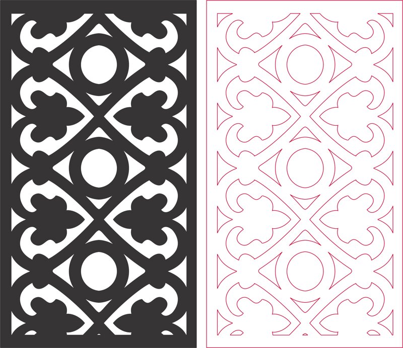 Intra απο ξύλο plywood 3mm-4mm πάχος - Σκαλιστό σχέδιο χωρισμάτων οθόνης Δίασταση 30x30 cm Intraeaxys-51r3rd16