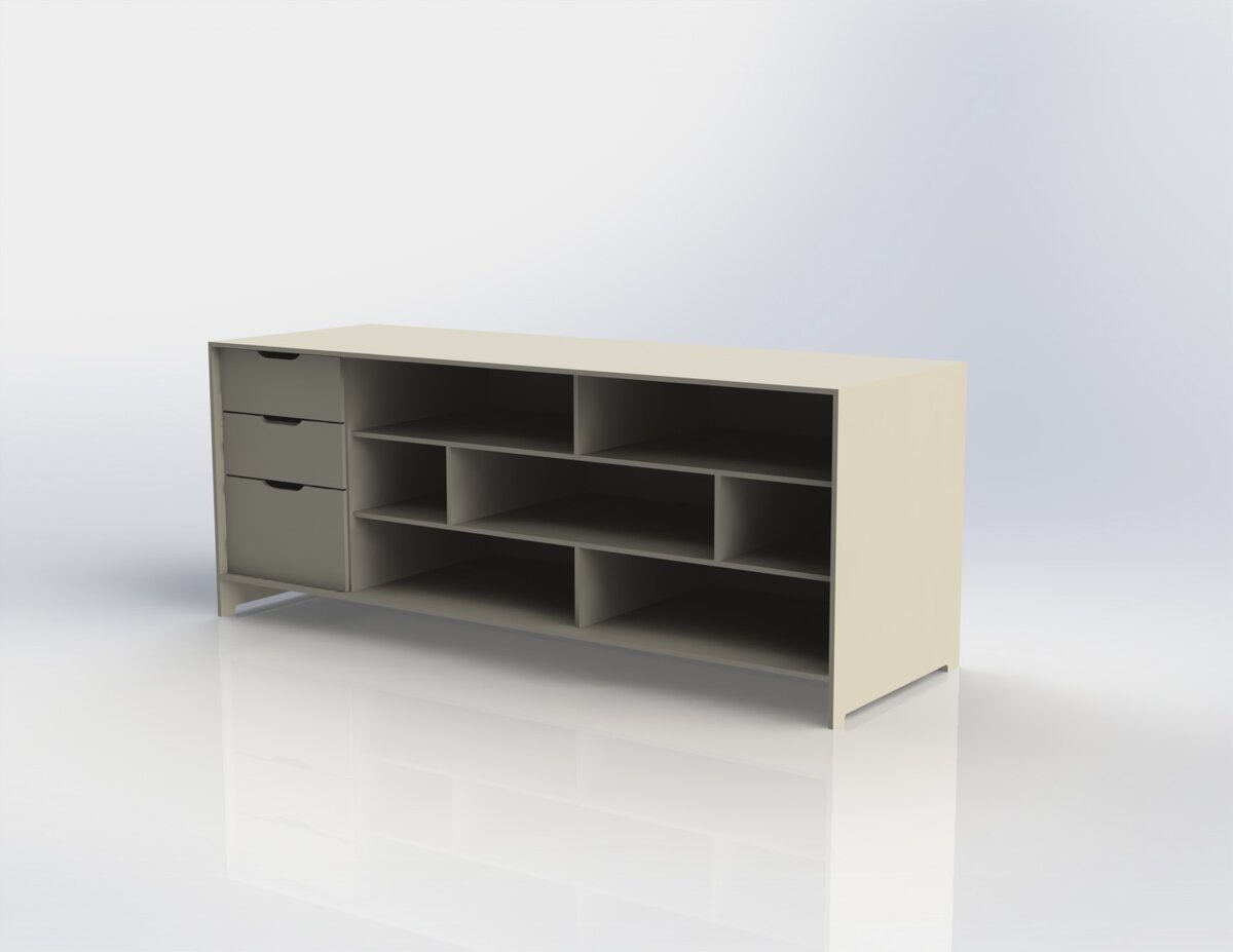 Intra απο ξύλο plywood 3mm-4mm πάχος - Rack Moderno Piece 6 rev 2 Δίασταση 30x30 cm Intraeaxys-leo2dq18