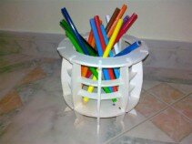 Intra απο ξύλο plywood 3mm-4mm πάχος - Αρχείο PDF θήκης μολυβιού Δίασταση 30x30 cm Intraeaxys-lopwkz7w