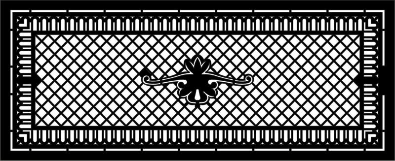 Intra απο ξύλο plywood 3mm-4mm πάχος - CNC Jaali Design για CNC Router Laser Δίασταση 30x30 cm Intraeaxys-6o3e431n