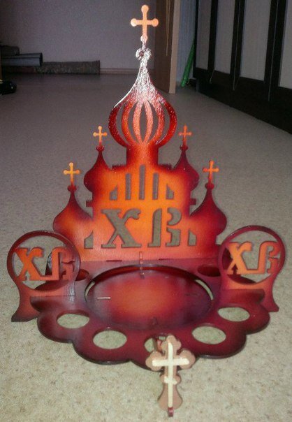 Intra απο ξύλο plywood 3mm-4mm πάχος - Αρχείο PDF Podstavka Paskhalnaya Razbornaya Δίασταση 30x30 cm Intraeaxys-r7v9lzod