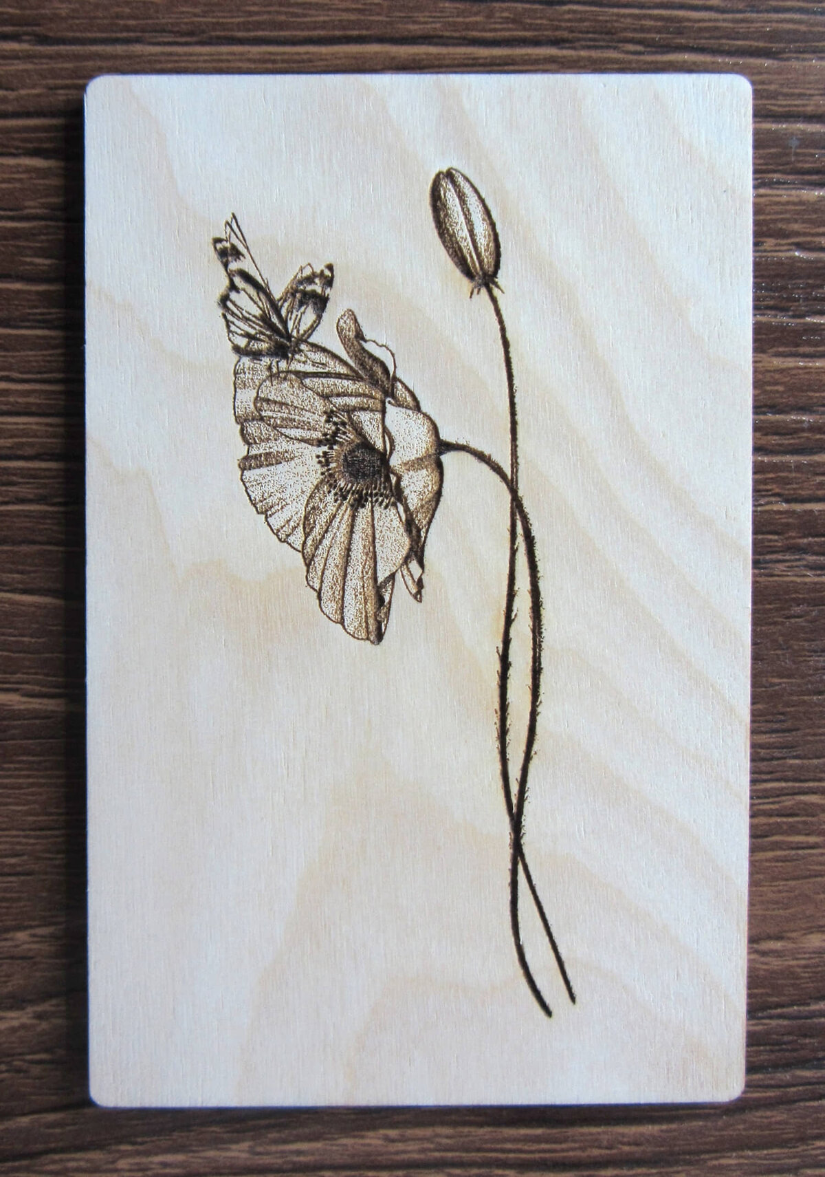 Intra απο ξύλο plywood 3mm-4mm πάχος - Laser Floral Egraving Δίασταση 30x30 cm Intraeaxys-078ynrqo