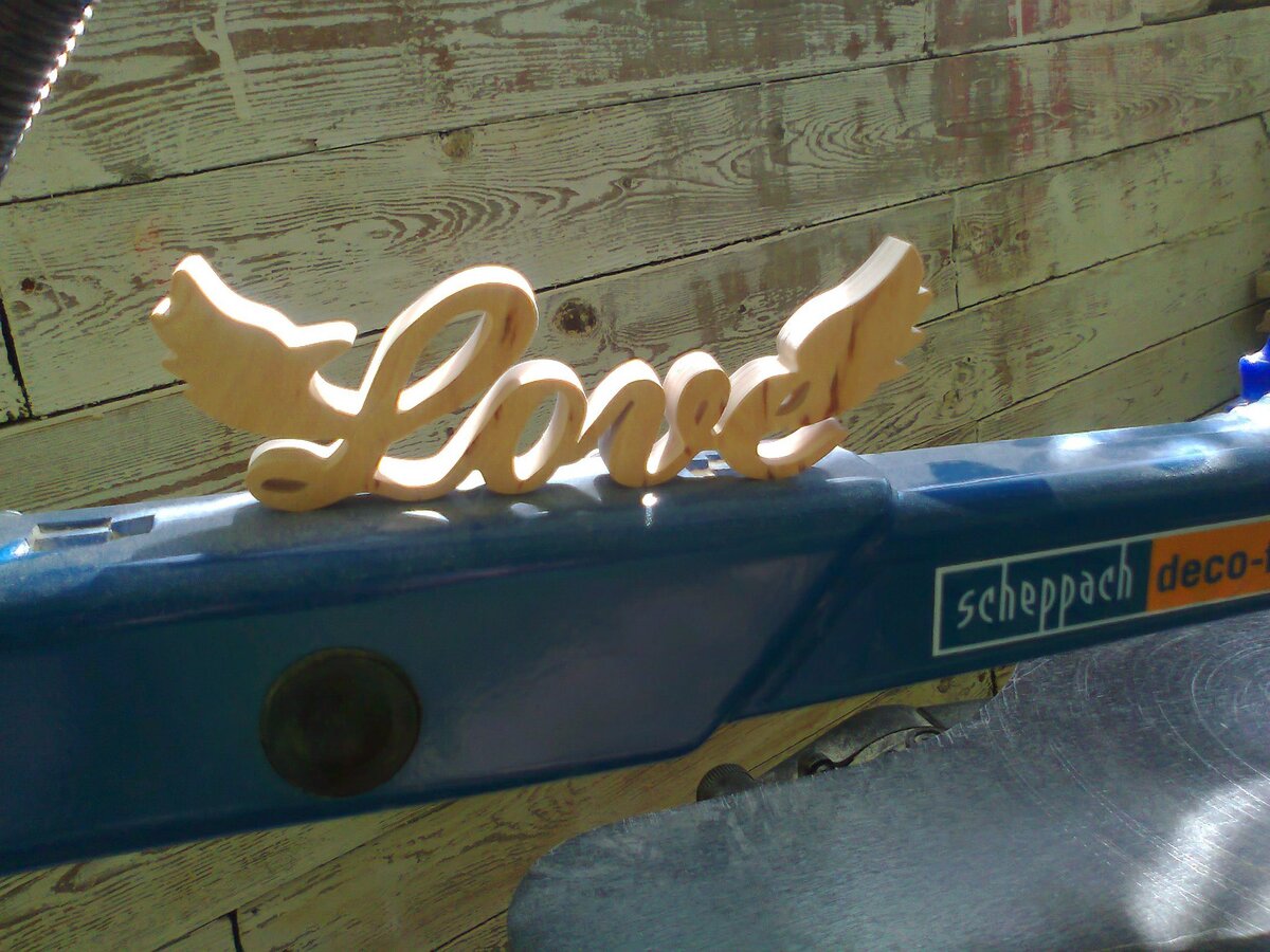 Intra απο ξύλο plywood 3mm-4mm πάχος - Αρχείο PDF Love Wings CNC Plans Δίασταση 30x30 cm Intraeaxys-eoxex41z