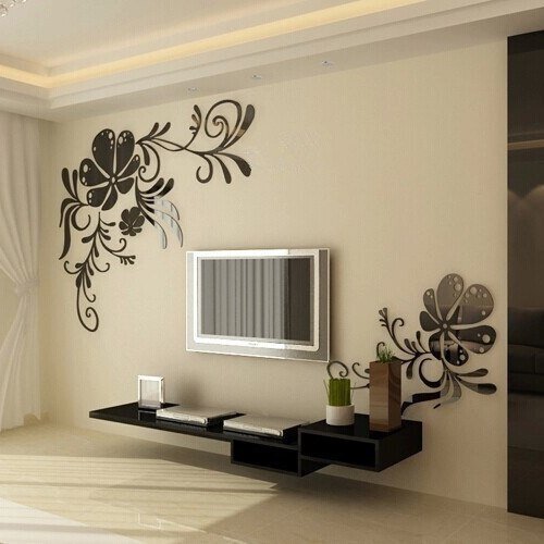 Intra απο ξύλο plywood 3mm-4mm πάχος - Bloom Flowers Wall Art Δίασταση 30x30 cm Intraeaxys-51rg9do6