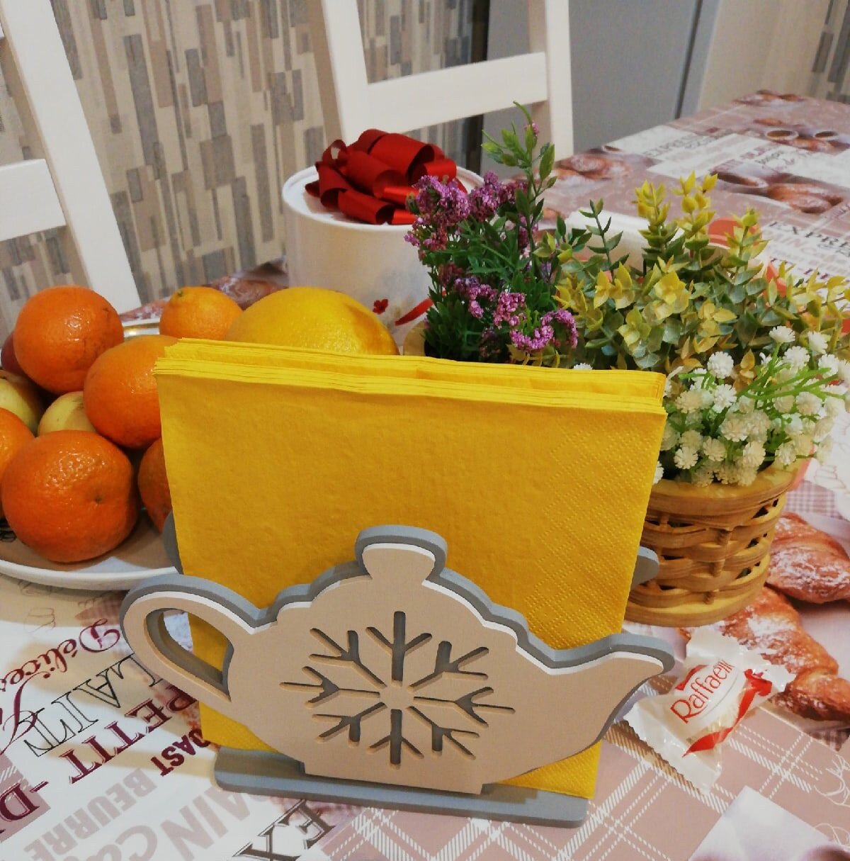 Intra απο ξύλο plywood 3mm-4mm πάχος - Χαρτοπετσέτα βραστήρα τσαγιού Δίασταση 30x30 cm Intraeaxys-r7vmwjz7