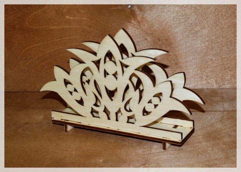 Intra απο ξύλο plywood 3mm-4mm πάχος - Διακοσμητική επιτραπέζια θήκη για χαρτοπετσέτα 4mm Δίασταση 30x30 cm Intraeaxys-078yr85o