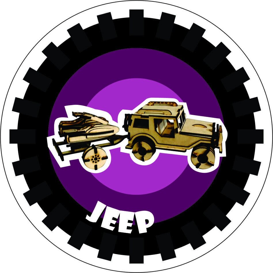 Intra απο ξύλο plywood 3mm-4mm πάχος - Αρχείο PDF Jeep Jeet Ski Δίασταση 30x30 cm Intraeaxys-p7y045oq