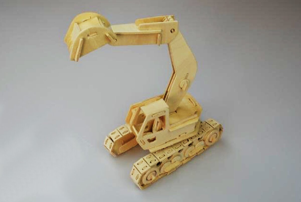 Intra απο ξύλο plywood 3mm-4mm πάχος - Αρχείο PDF σχεδίων μοντέλου εκσκαφέα Δίασταση 30x30 cm Intraeaxys-voq805o2