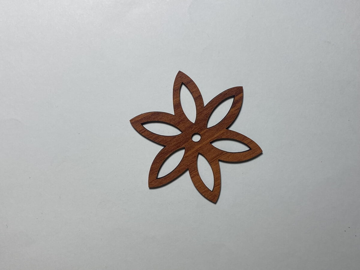 Intra απο ξύλο plywood 3mm-4mm πάχος - Ημιτελής ξύλινη κοπή λουλουδιών για χειροτεχνία Δίασταση 30x30 cm Intraeaxys-91jdgx81