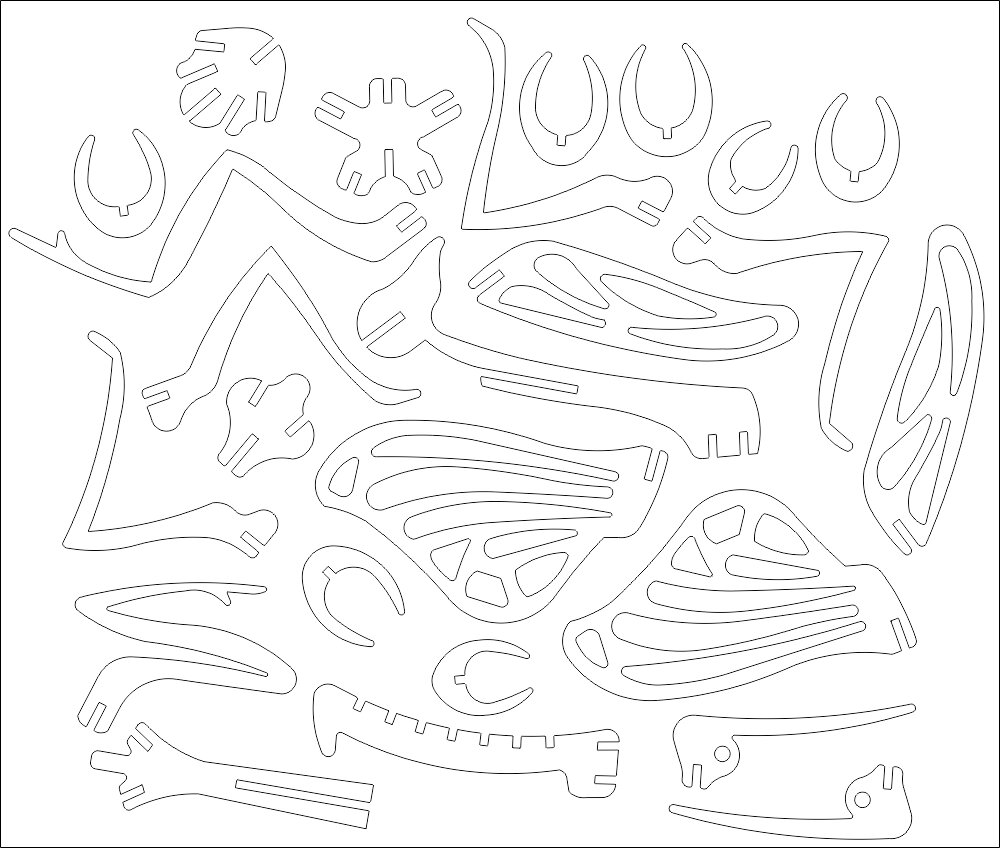 Intra απο ξύλο plywood 3mm-4mm πάχος - Παζλ Gottesanbeterin 3 χλστ Δίασταση 30x30 cm Intraeaxys-yonjq21r